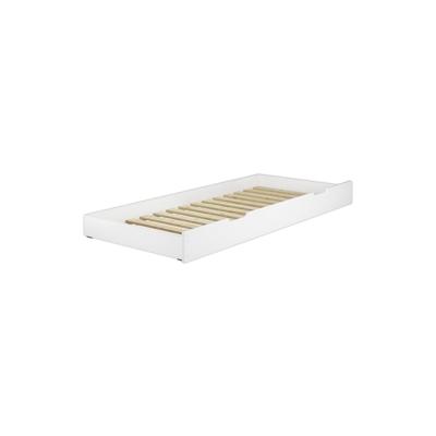 Erst-Holz Bettkasten als Zusatzbett für unsere Etagenbetten - Kiefer weiß - 90.10-S7 W