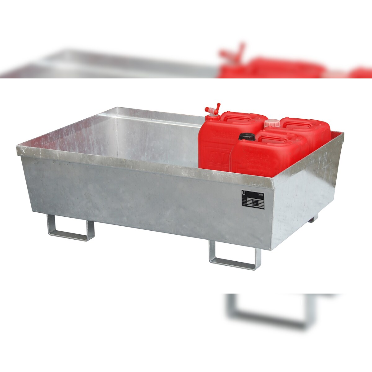 Auffangwanne AO 2 feuerverzinkt Umwelt Lagertechnik Image