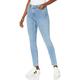 MERAKI Damen Skinny Jeans mit Hohem Bund, Dunkles Marineblau, 36W / 32L