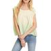 Free People Tops | Free People Little Bit Of Something Ombre Blouse | Color: Green/Yellow | Size: S