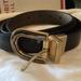 Nine West Accessories | New Nine West Xl Brown Leather Belt Interesting | Color: Brown/Gold | Size: Xl