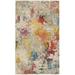 White 36 x 0.5 in Area Rug - Ivy Bronx Allegro Abstract Ivory/Yellow Area Rug Polypropylene | 36 W x 0.5 D in | Wayfair