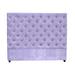 My Chic Nest Leigh Panel Headboard Upholstered/Velvet/Polyester/Cotton in Gray | 65 H x 77 W x 5.9 D in | Wayfair 550-103-1150-CK