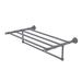 Charlton Home® Freyja Wall Mounted Towel Rack Metal in Gray | 6.5 H x 32 W x 13.7 D in | Wayfair C9B8115147084117BFB7AE36D08475E9