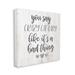 Gracie Oaks Funny Crazy Cat Lady Phrase Hearts Script Word Design by Gigi Louise - Graphic Art Print Canvas in Gray | 30 H x 30 W x 1.5 D in | Wayfair