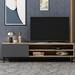 George Oliver Portwood TV Stand for TVs up to 75" Wood in Black | 18.5 H in | Wayfair 1CBA15F033684905A7AFBCD43FB43B24