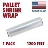 Tough Pallet Shrink Wrap 80 Gauge 18 Inch X 1200 feet Industrial Strength Commercial Grade Strength Film Moving & Packing Wrap For Furniture Boxes Pallets