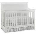 Fisher-Price Quinn 4-in-1 Convertible Crib, Wire Brushed Snow White