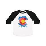Inktastic Graffiti Colorado State Flag Boys or Girls Toddler T-Shirt