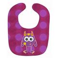 Carolines Treasures BB8850BIB Monster Purple Baby Bib 10 x 13 multicolor