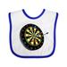 Inktastic Dart Board Boys or Girls Baby Bib