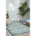 Nourison Home & Garden Indoor/Outdoor Blue 7 9 x 10 10 Area Rug (8x11)