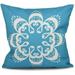 Simply Daisy 16 x 16 Ikat Mandala Geometric Outdoor Pillow