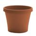 Bloem Terra Pot Round Planter: 24 - Terra Cotta Color (Saucer Not Included) Durable Resin Pot for Indoor and Outdoor Use 16 Gallon Capacity