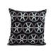 Simply Daisy 20 x 20 Nautical Geo Lines Geometric Print Outdoor Pillow Navy