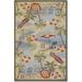 Couristan Outdoor Escape Cocoa Beach Indoor/Outdoor Area Rug 3 6 x 5 6 Sand