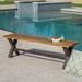 Sandy Outdoor Acacia Wood Dining Bench Teak Finish