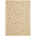 SAFAVIEH Courtyard Nanda Floral Indoor/Outdoor Area Rug 6 7 x 9 6 Natural/Brown