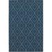 Sphinx Meridian Area Rug 7541B Navy Waves Swirls 7 10 x 10 10 Rectangle