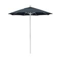 California Umbrella Venture 7.5 White Market Umbrella in Sapphire