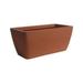 Algreen 50 gal Manhattan Contemporary Terra Cotta Planter