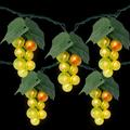 Northlight 5-Count Green Grape Cluster Outdoor Patio String Light Set 6ft Green Wire