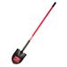 Bully Tools 62515 49.25 in. Fiberglass Long Handle 14-Gauge Steel Round Point Shovel