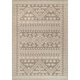 nuLOOM Kandace Tribal Indoor/Outdoor Area Rug 5 3 x 7 6 Beige