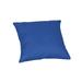 Sunbrella Square 18 in. Outdoor Throw Pillow - Canvas True Blue