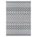 Couristan Afuera Histone Hadron Gray Indoor/ Outdoor Area Rug 6 6 x 9 6