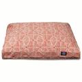 Majestic Pet Charlie Rectangle Dog Bed Cotton Twill Removable Cover Salmon Small 27 x 20 x 4