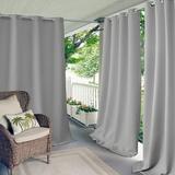 Elrene Connor Indoor/ Outdoor Curtain Panel Gray 95 Inches