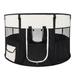 Zimtown 40 Round Pet Tent Dog Cat Playpen Pen Oxford Cloth & Mesh Black