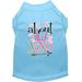 Mirage Pet Product All About That XOXO Screen Print Dog Shirt Baby Blue Lg