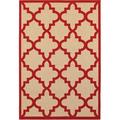 Oriental Weavers of America Syros Geometric Indoor/Outdoor Polypropylene Rug Sand