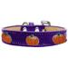 Mirage Pet 633-26 PR10 Pumpkin Widget Ice Cream Dog Collar Purple - Size 10