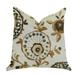 Plutus Daliani Floral Luxury Throw Pillow - Double sided 20 x 30 Queen