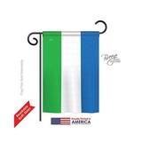 Breeze Decor 58306 Sierra Leone 2-Sided Impression Garden Flag - 13 x 18.5 in.