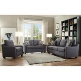 Home Roots Furniture 285969 35 x 70 x 31 in. Fabric & Solid Wood Sofa Set - Gray