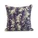 Simply Daisy 16 x 16 Spikey Floral Print Outdoor Pillow Purple