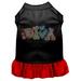 Mirage Pet Technicolor Diva Rhinestone Pet Dress Black with Red XL