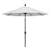 California Umbrella 9 ft. Aluminum Market Umbrella Push Tilt - Bronze-Sunbrella-Natural