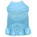 Mirage Pet 57-08 LGBBL 14 in. Rhinestone Angel Dress Baby Blue - Large