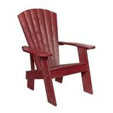 Capterra Casual Recycled Plastic Adirondack Chair Red Rock