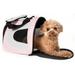 Pet Life Â® Sporty Mesh Airline Approved Zippered Folding Collapsible Travel Pet Dog Carrier