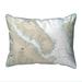 Betsy Drake HJ12264 16 x 20 in. Chesapeake Bay MD Nautical Map Large Corded Indoor & Outdoor Pillow