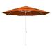 California Umbrella 11 ft. Fiberglass Market Umbrella Collar Tilt DV Matted White-Pacifica-Tuscan
