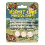 Zoo Med Hermit Crab Mineral Blocks with Added Food .15 Oz 3 Ct