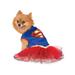Supergirl Tutu Dress Pet Dog Costume
