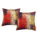 Modway Two Piece Outdoor Patio Pillow Set Patch